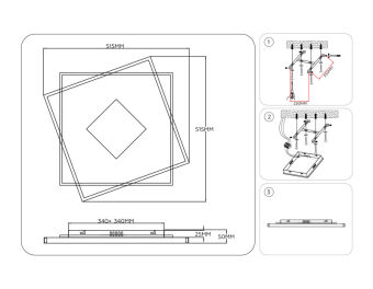 Накладной светильник Ambrella Light FL4790