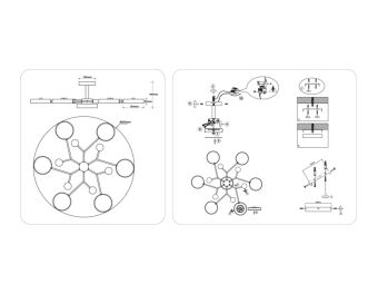 Люстра на штанге Ambrella Light FL4865