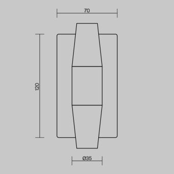 Бра Maytoni MOD401WL-L6BS3K
