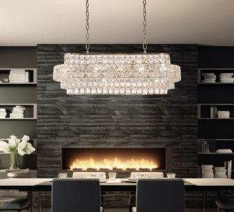 Подвесная люстра Fluorite FL1059-17P