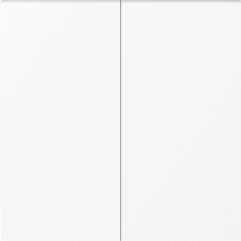 Клавиша 2-я для перекрёстного переключателя, глянцевый белый, серия A07