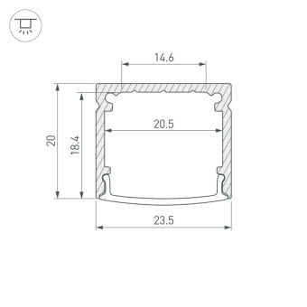 Профиль Arlight 055756