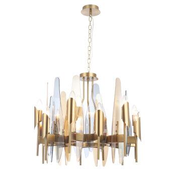 Подвесная люстра Crystal Lux CASA SP-PL12 BRASS