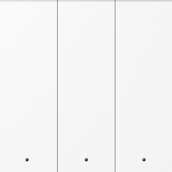 Клавиша 3-я с подсветкой, глянцевый белый, серия A07