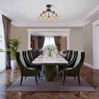 Люстра на штанге Freya FR4017PL-05BBZ