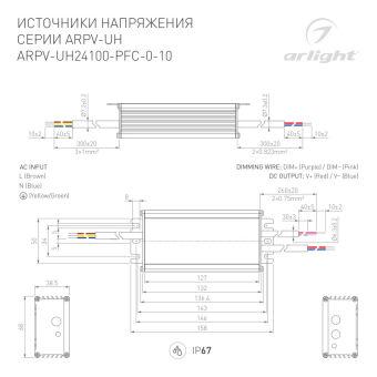 Блок питания для светодиодной ленты Arlight 030284