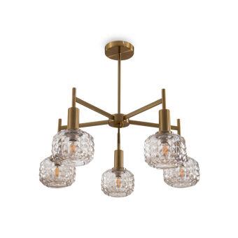 Люстра на штанге Freya FR5366CL-05BS