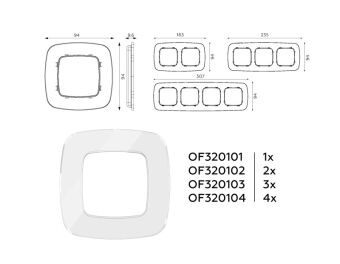Рамка Ambrella Volt OF320102