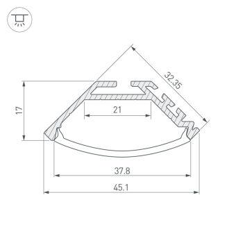 Профиль Arlight 020898
