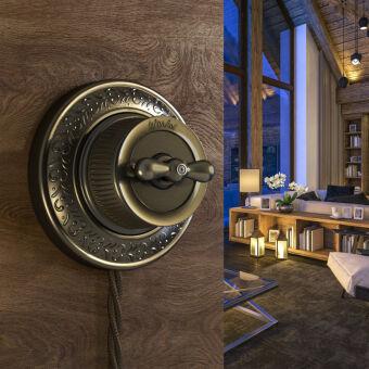 Выключатель Werkel WL19-01-03 (Бронзовый)