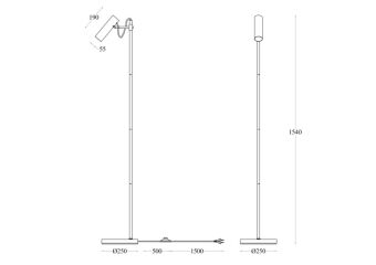 Торшер Maytoni MOD129FL-01B