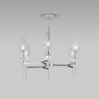 Люстра на штанге Eurosvet 60143/6 хром