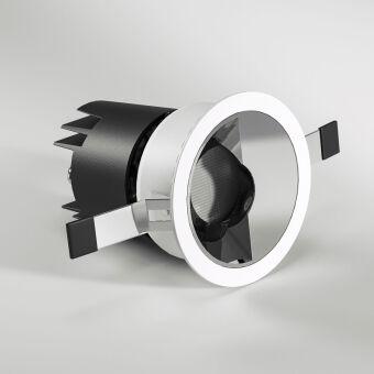 Встраиваемый светильник Elektrostandard 25090/LED 10W 4000K белый/хром