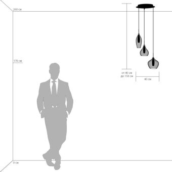 Каскадная люстра Lightstar 803053