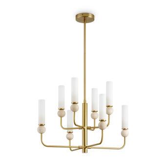 Люстра на штанге Freya FR5482CL-08BS