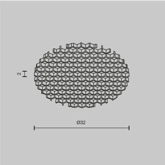 Антибликовая решетка Maytoni Technical HoneyComb001-D32