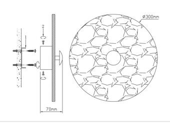 Бра Fluorite FL1029-1W