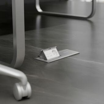 Лючки для розеток Werkel W8078065 серебряный