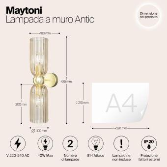 Бра Maytoni MOD302WL-02CG