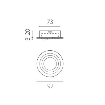 Встраиваемый светильник Lightstar 011610