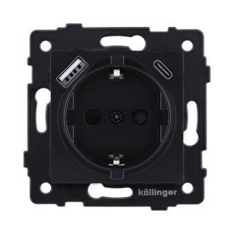 Розетка KOLLINGER REA-004BM