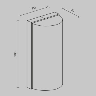 Светильник настенный Maytoni O454WL-L10GF3K1