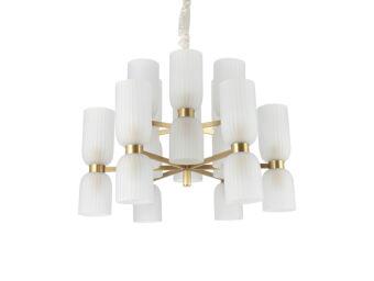 Подвесная люстра Newport 3646+6/C brass