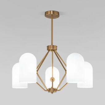 Люстра на штанге Eurosvet 60157/5 латунь