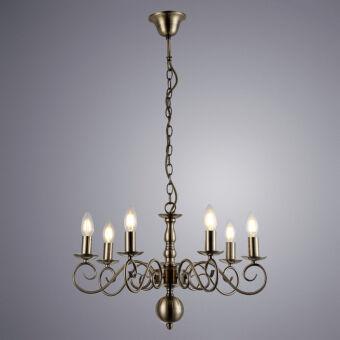 Подвесная люстра ARTE Lamp A1129LM-7AB