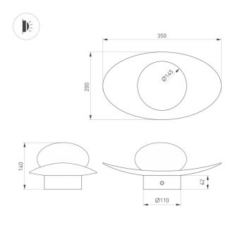 Бра Arlight 057588