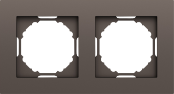 Рамка 2-я, мокко, серия A07