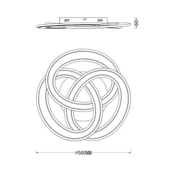 Накладная люстра Escada 10243/3LED