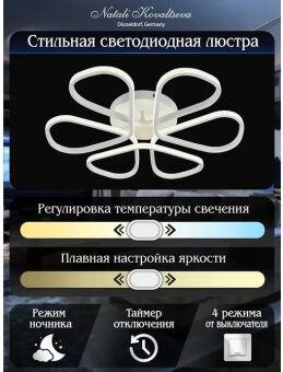 Накладная люстра Natali Kovaltseva LED LAMPS 81121/7C