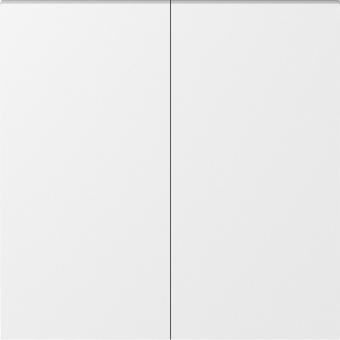 Клавиша 2-я для перекрёстного переключателя, матовый белый, серия A07