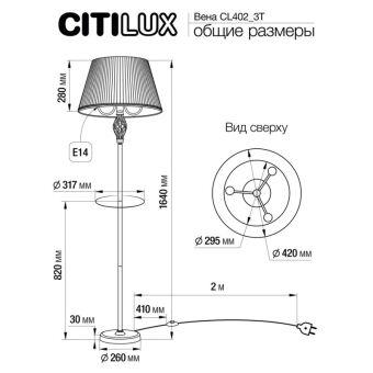 Торшер Citilux CL402933T