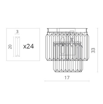 Бра Divinare 3001/01 AP-2