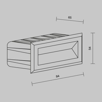 Светильник для ступеней Maytoni O045SL-L3W3K