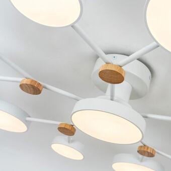 Люстра на штанге LED4U L3201-960 WT