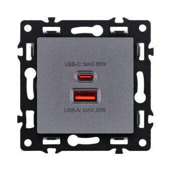 Розетка KOLLINGER AS-024GY