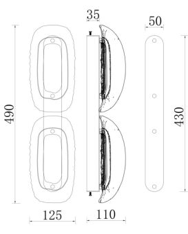 Бра Fluorite FL1183-3W