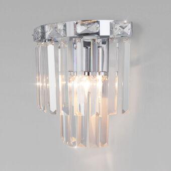 Бра Eurosvet 10130/1 хром/прозрачный хрусталь Strotskis