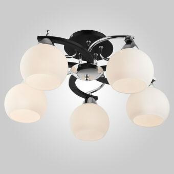 Накладная люстра Eurosvet 9654/5 хром/черный