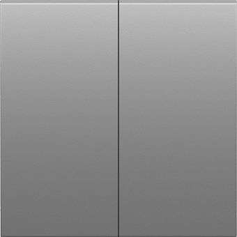 Клавиша для перекрёстного переключателя 2-я, серый графит, серия S08