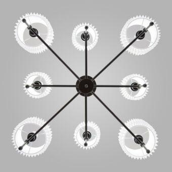 Люстра на штанге Eurosvet 60162/8 черный