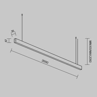 Офисный светильник Maytoni Technical LL312039