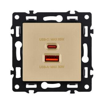 Розетка KOLLINGER AS-024GD