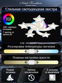 Накладная люстра Natali Kovaltseva LED LAMPS 81145