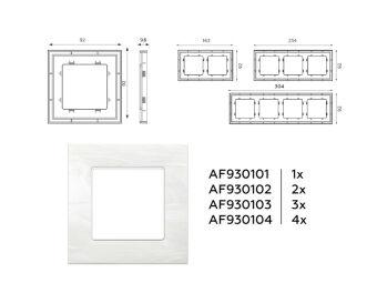 Рамка Ambrella Volt AF930101