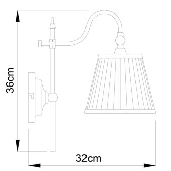 Бра ARTE Lamp A1509AP-1PB