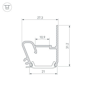 Профиль Arlight 040701